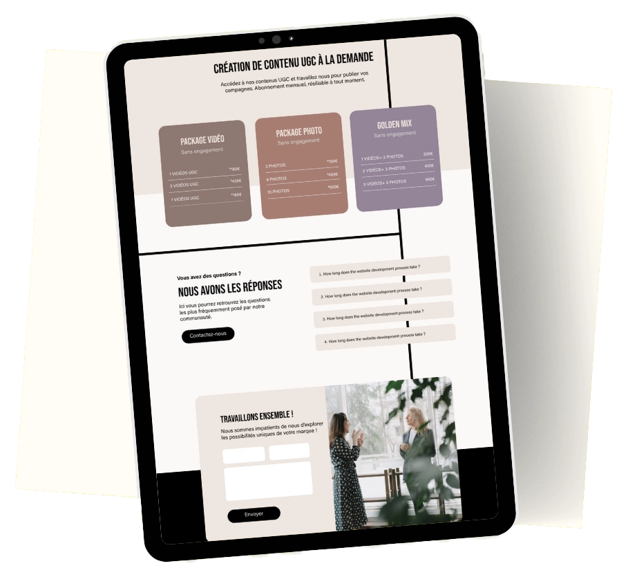 Création d'une landing page qui convertit